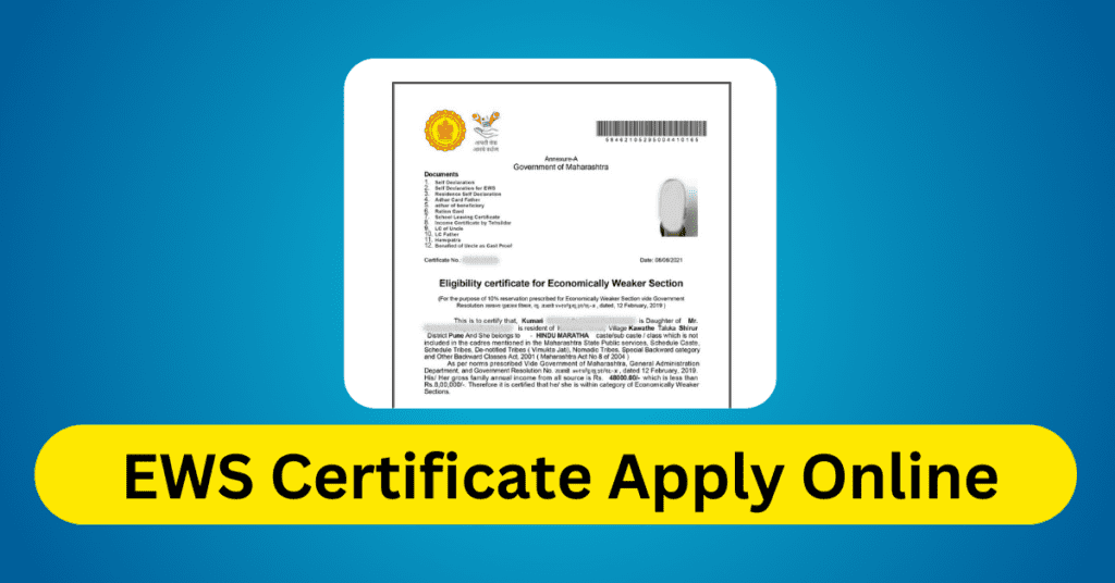 How To Apply For Ews Certificate Online Desicareer 6820