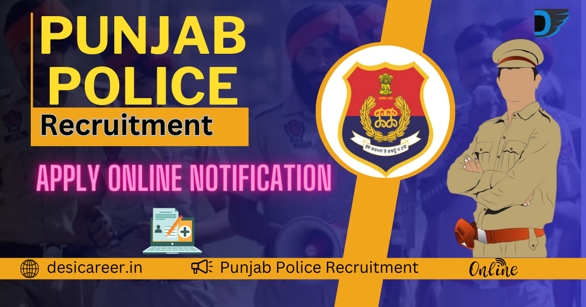 Punjab Police Recruitment 2024, Apply Online For Constable Post ...